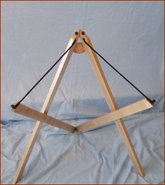 Picture of folding stand for hammered dulcimer